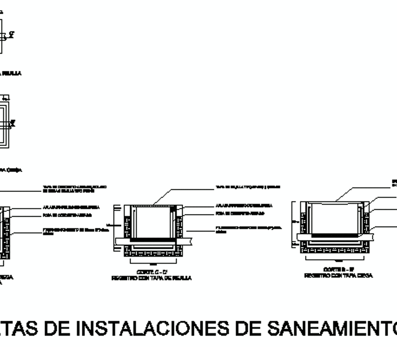 Arquetas Instalaciones Saneamiento